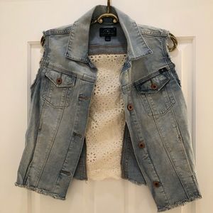 Vintage Lucky Brand Denim Vest